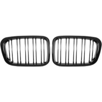 BMW 3-Serie E46 Sedan 98-01 Dubbelribbad Blanksvart Sportgrill Sport-Look DIEDERICHS